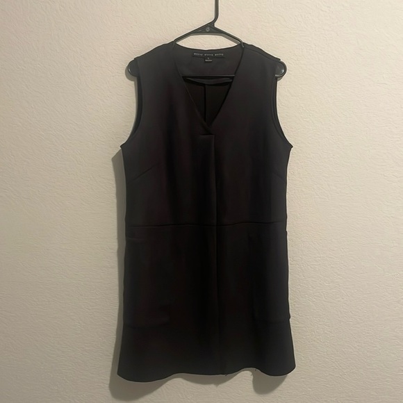 Hyfve size Large faux suede like black dress - Picture 1 of 8